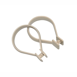 Douchegordijnringen Sealskin Beauty Ring Jasmin (12 stuks)