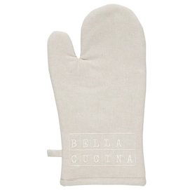 Ofenhandschuhe Aquanova Bella Cucina Hellgrau (Baumwolle)