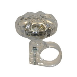 Fietsbel Belll Diamond Bell Transparant Silver