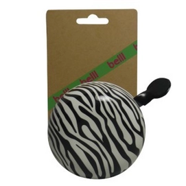 Fietsbel Belll Ding Dong Groot Zebra