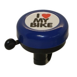 Sonnette de Vélo Belll I Love My Bike Bleu