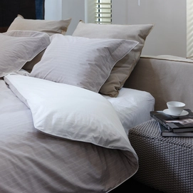 Dekbedovertrek House in Style Bente Sand/White Katoen
