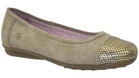 Ballerina JJ Footwear Bergen Goud