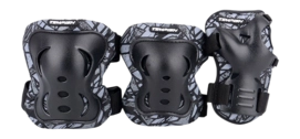 Beschermingsset Tempish Fid II Skate Pads Senior Black (Set van 3)
