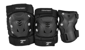 Beschermingsset Tempish Taky Skate Pads Senior Black (Set van 3)