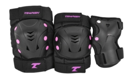 Beschermingsset Tempish Taky Skate Pads Senior Pink (Set van 3)