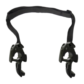Bevestigingssysteem Ortlieb QL2.1 Hooks With Adjustable Strap 18Mm Black (2-Delig)