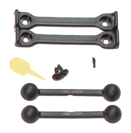 Bevestigingssysteem Ortlieb Unisex Anchoring Rails Outer Bag Black (2-Delig)