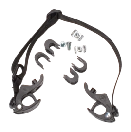 Bevestigingssysteem Ortlieb Unisex QL1 Hook Adjustable Strap 16 Mm Black (2-Delig)