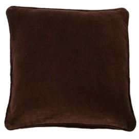 Coussin Décoratif In The Mood Velours Marron Foncé (50 x 50 cm)
