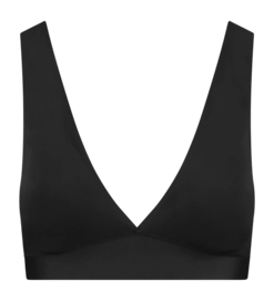 Bra Bye Bra Women Bra Top Deep Plunge Black