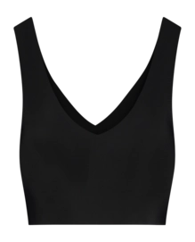 Bra Bye Bra Women Bra Top V-Neck Black