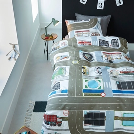Bettwäsche Beddinghouse Kids Highway Bunt Baumwolle