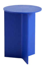 HAY Slit High Bijzettafel Ø35 cm - Vivid blue