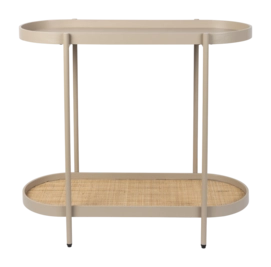 Bijzettafel White Label Living Amaya Beige