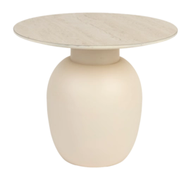 Bijzettafel White Label Living Karula Side Low Beige