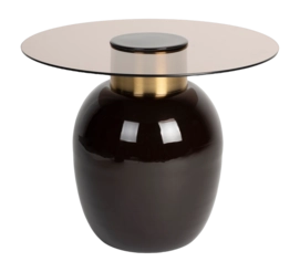 Bijzettafel White Label Living Mohra Beige - Maat S