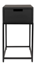 Bijzettafel White Label Living Parcq Side Black