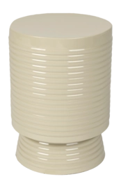 Bijzettafel White Label Living Sven Side Ivory - Maat S