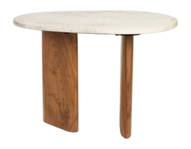 Bijzettafel White Label Living Tanda Beige