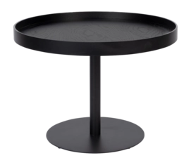 Bijzettafel White Label Living Yuri Black - Maat M