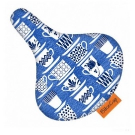 Zadelhoes Bikecap Delft Blue Cups