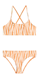 Bikini O'Neill Girls Essentials Bralette Funky Peach Swirly
