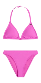Bikini O'Neill Girls Essentials Triangle Electric Fuschia Hip Fit