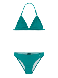 Bikini Protest Girls PRTDumi JR Triangle Peacock Green Set