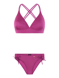 Bikini Protest Women PRTCosta Triangle Punch Pink Regular Fit