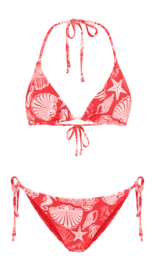 Bikini Shiwi Women LIZ Red Hibiscus Beach Day