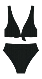 Bikini Shiwi Women TEDDY Black Malta Structure