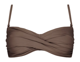 Bikinitop Barts Women Kelli Twisted Bandeau Coffee