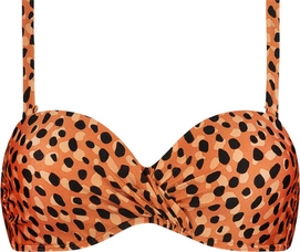 Bikinitop Beachlife Women Leopard Spots Foam Wired