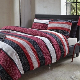 Bettwäsche Beddinghouse Birdwood Dark Red Flanell