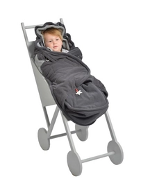Voetenzak Lodger Fleece Stars Antraciet