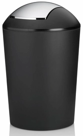 Prullenbak Kela Marta Swing 25L Black