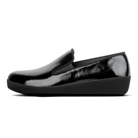 Loafer FitFlop Superskate™ Patent Leather Black