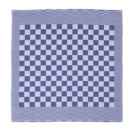 Theedoeken Vespo Blokdoek Blauw (Set van 6)