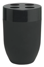 Zahnputzbecher Sealskin Bloom Schwarz