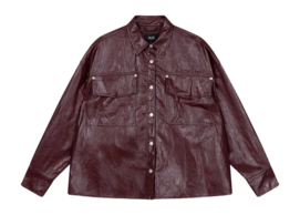 Blouse Alix The Label Women Faux Leather Bordeaux