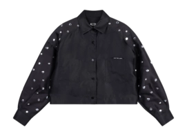 Blouse Alix The Label Women Studs Cropped Black