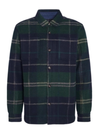 Blouse Barbour Men Chapter Tailored Check Overshirt Green Loch Tartan