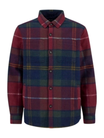 Blouse Barbour Men Chapter Tailored Check Overshirt Winterberry Tartan