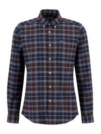 Blouse Barbour Men Kyeloch Tailored Tartan Shirt Midnight Oak Tartan