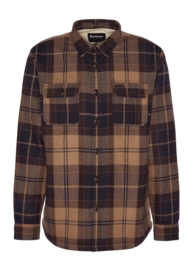 Blouse Barbour Men Willberry Regular Brushed Check Overshirt Autumn Dress