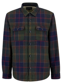 Blouse Barbour Men Willberry Regular Brushed Check Overshirt Classic Tartan