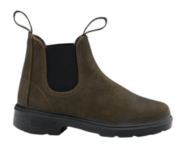 Blundstone Kids 2496 Suede Dark Olive