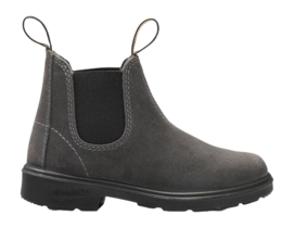 Blundstone Kids 2594 Waxed Suede Steel Grey