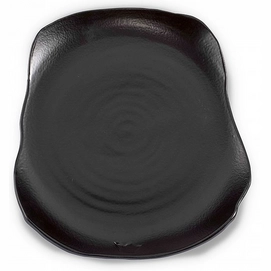 Serving Platter Dutchdeluxes Plate XL Black Matt 28 cm (2-piece)